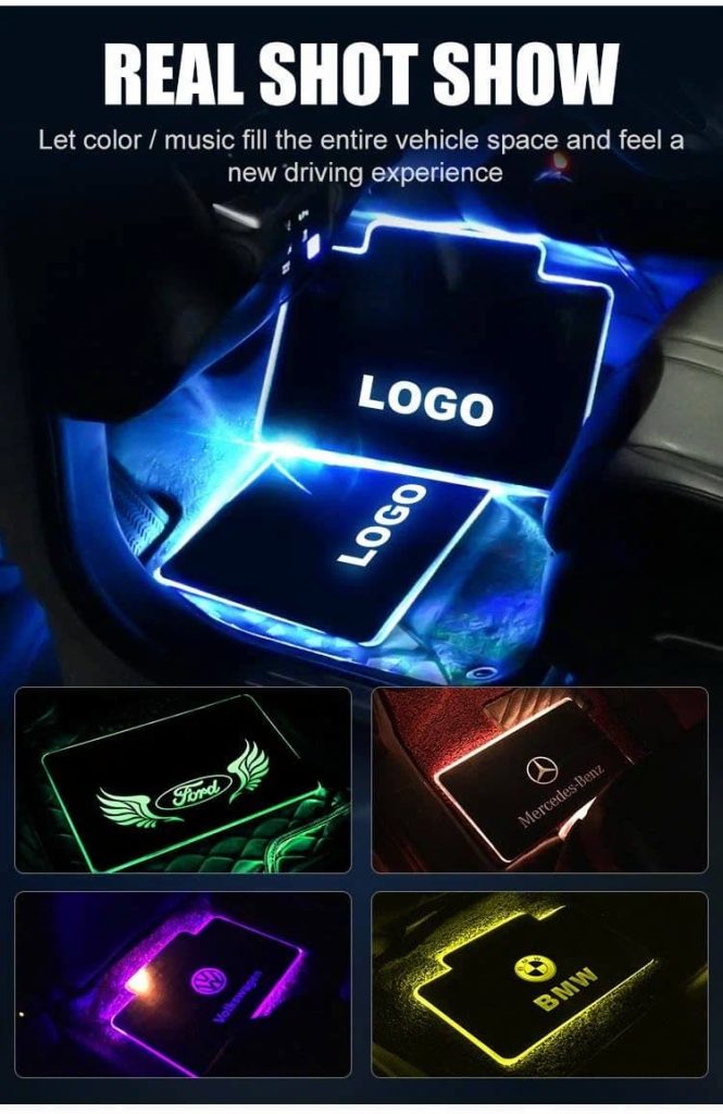 Custom LED Floor Mats For Car Anoauto
