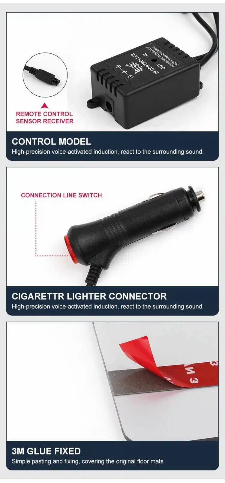 Custom LED Car Floor Mats