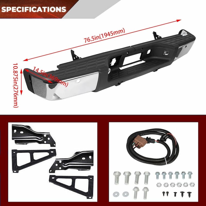 2007-2013 Chevrolet/GMC Rear Bumper