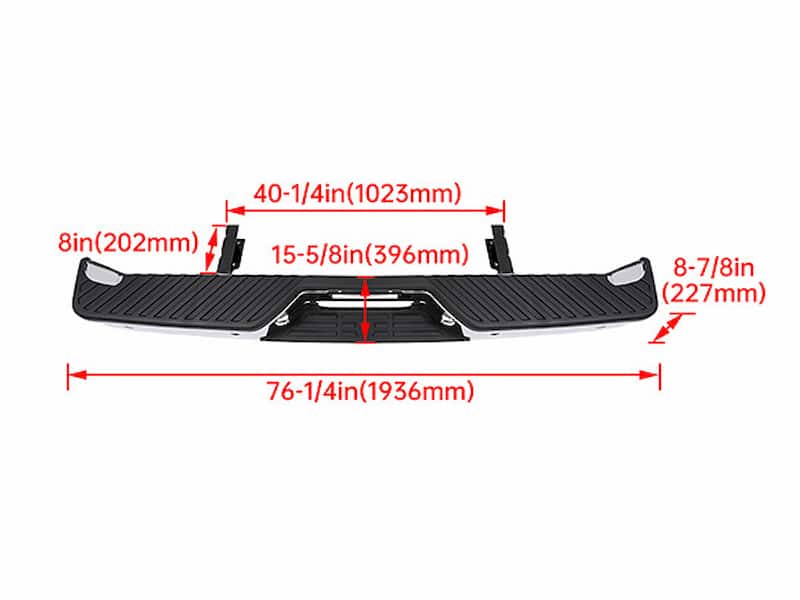 2004-2015 Nissan Titan Rear Bumper