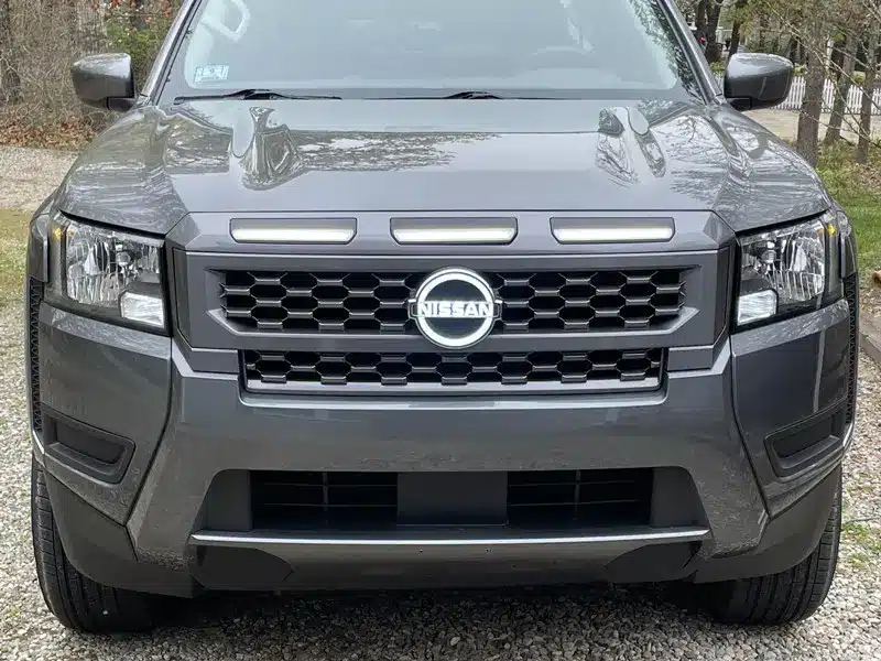 LED Light Up Car Emblem installed on front grille for Nissan
