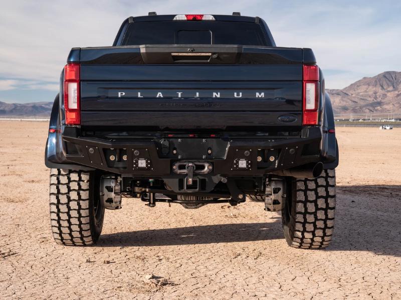 custom fabricated truck rear bumpers